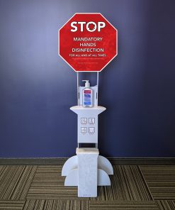 Disinfection station / Free standing / English